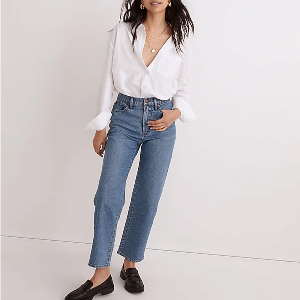 Madewell The Perfect Vintage Wide-Leg Jean in Knoxville Wash